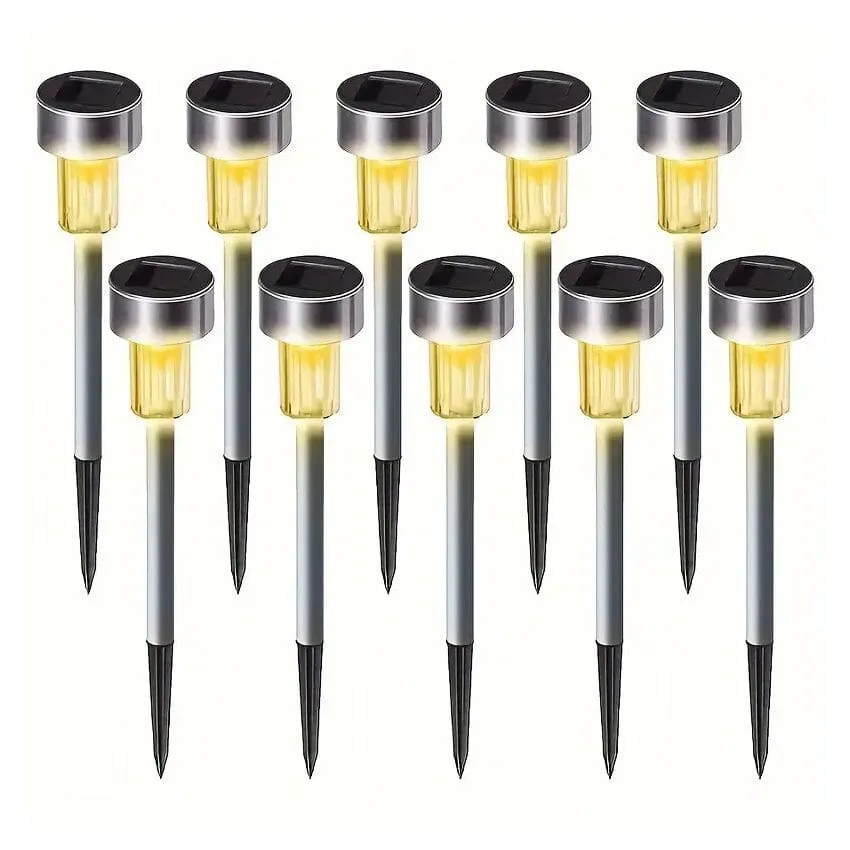 10-Pack: Outdoor Solar Landscape Lawn Light