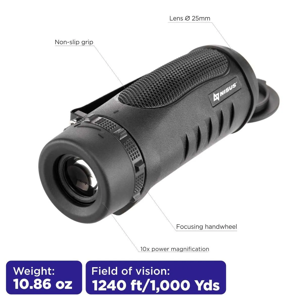 10x32 Portable Compact Hunting Monocular