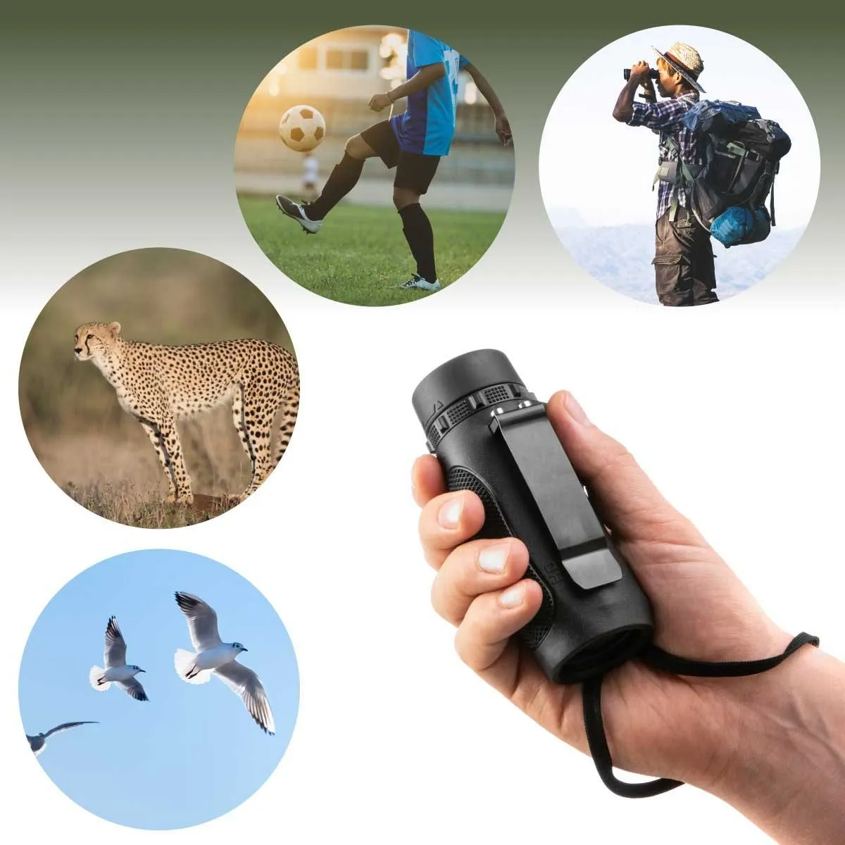 10x32 Portable Compact Hunting Monocular