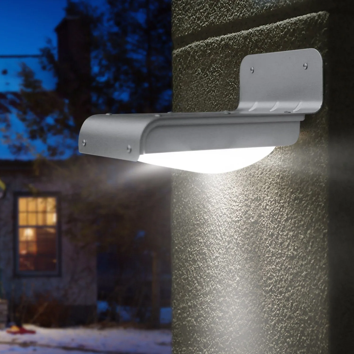 16 LEDs Outdoor Solar Wall Lights