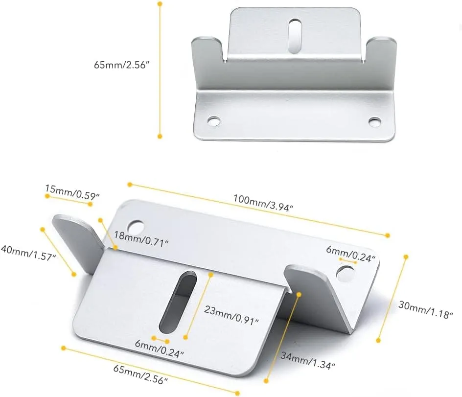 4 Solar Panel Mounting Z Bracket Mount Kits