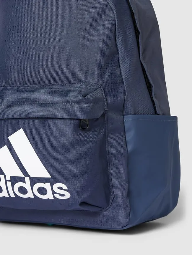 adidas Originals Label Print Backpack, Navy