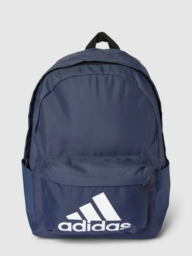 adidas Originals Label Print Backpack, Navy