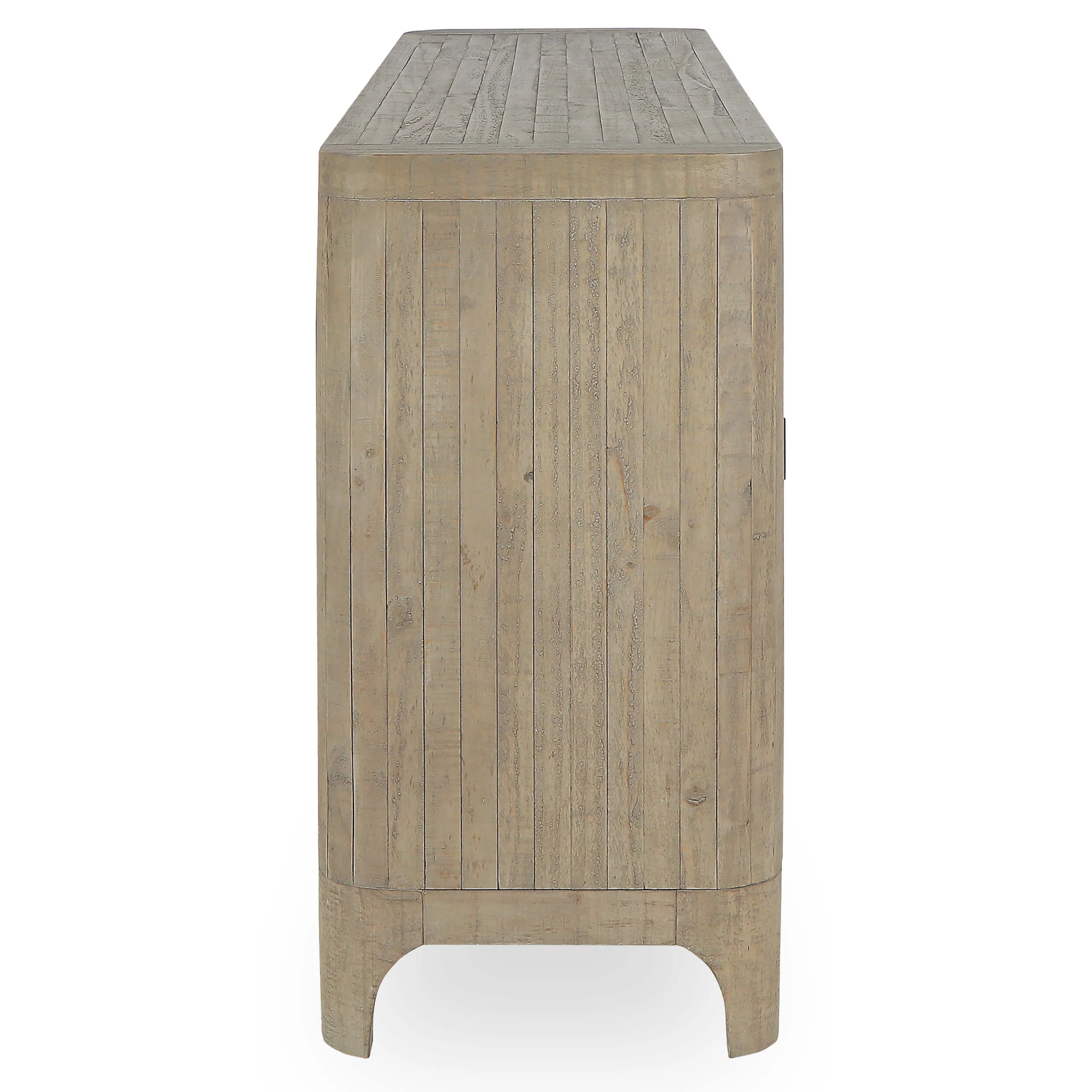 Alpine 4 Door Cabinet, Natural