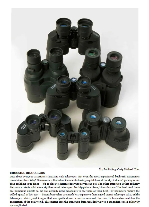 Binocular Highlights