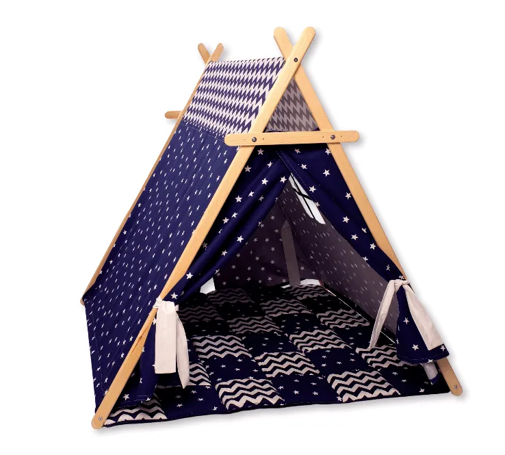 Blue Stars Play Tent and Play Mat