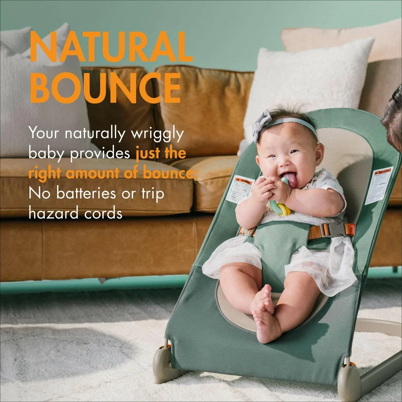 Boon Slant Portable Baby Bouncer