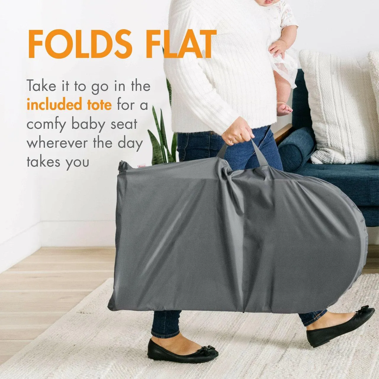 Boon Slant Portable Baby Bouncer