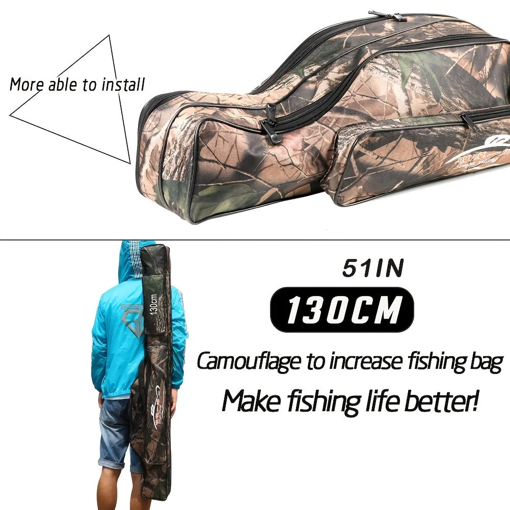 Camouflage Fishing Bag  Waterproof and Durable Tackle Bag