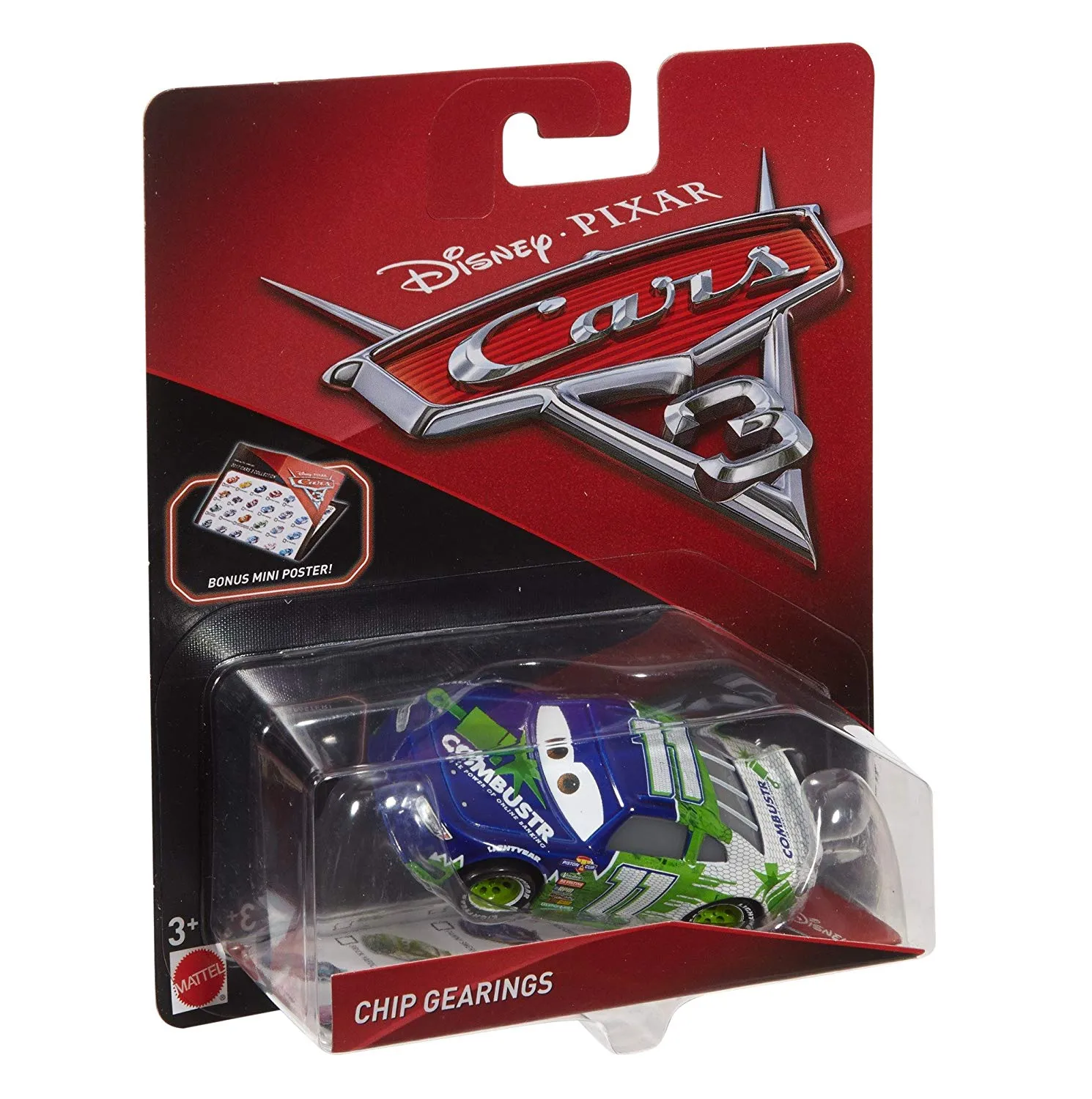 Cars 3 Chip Gearings (Combustr) Die-Cast Vehicle