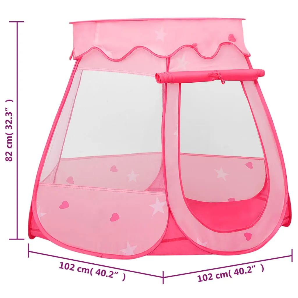 Children Play Tent Pink 102x102x82 cm