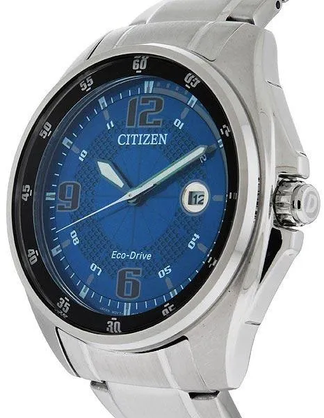 Citizen DRIVE WDR Mens Sport Watch - Blue Dial - Stainless Steel - Bracelet