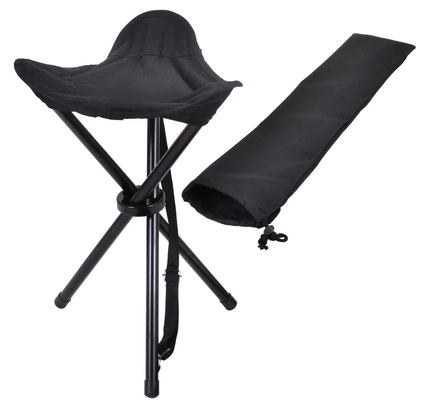 Collapsible Stool With Carry Strap