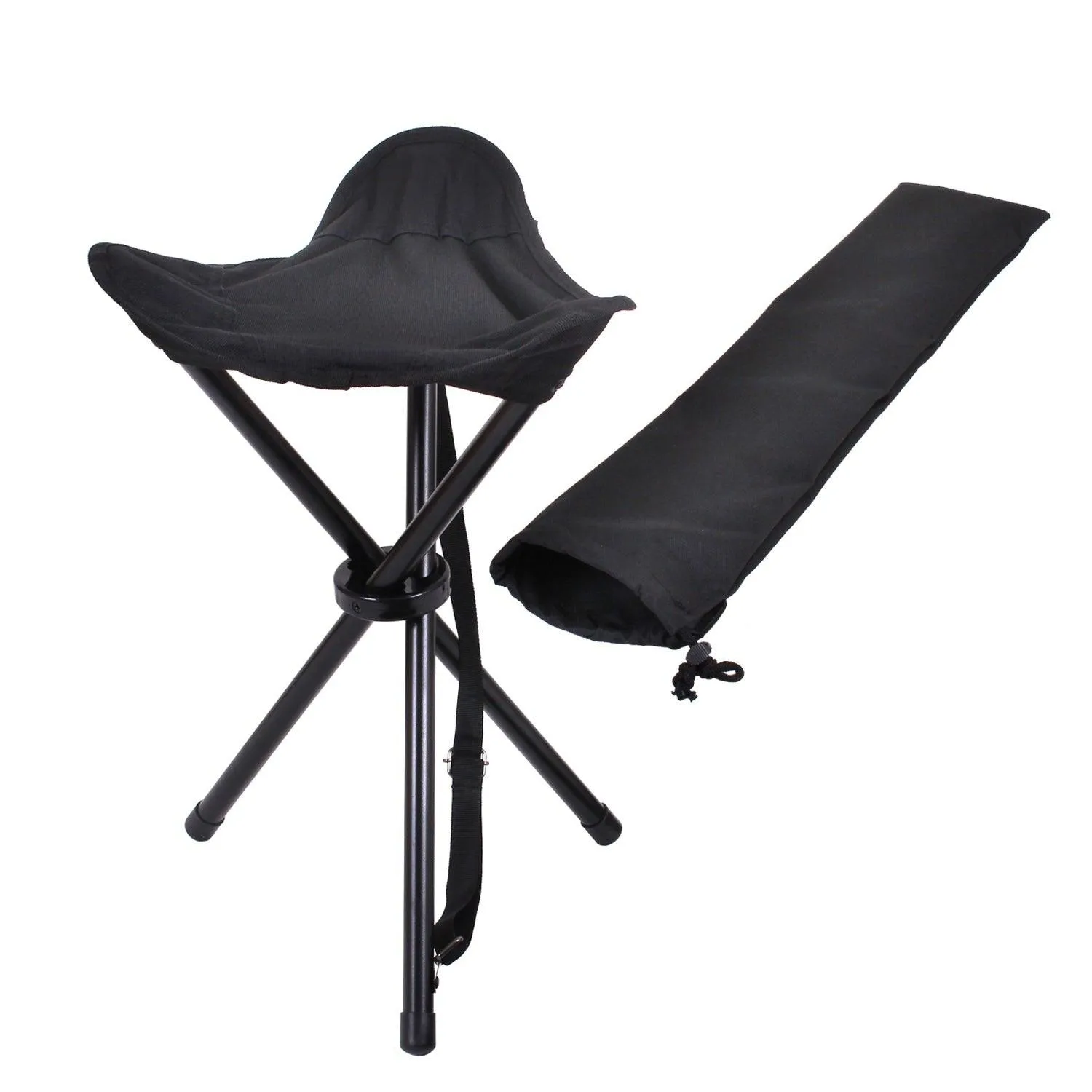 Collapsible Stool With Carry Strap