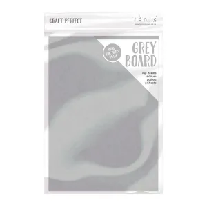 Craft Perfect Grey Board - A4 - 1mm thick - 600gsm 5/pkg