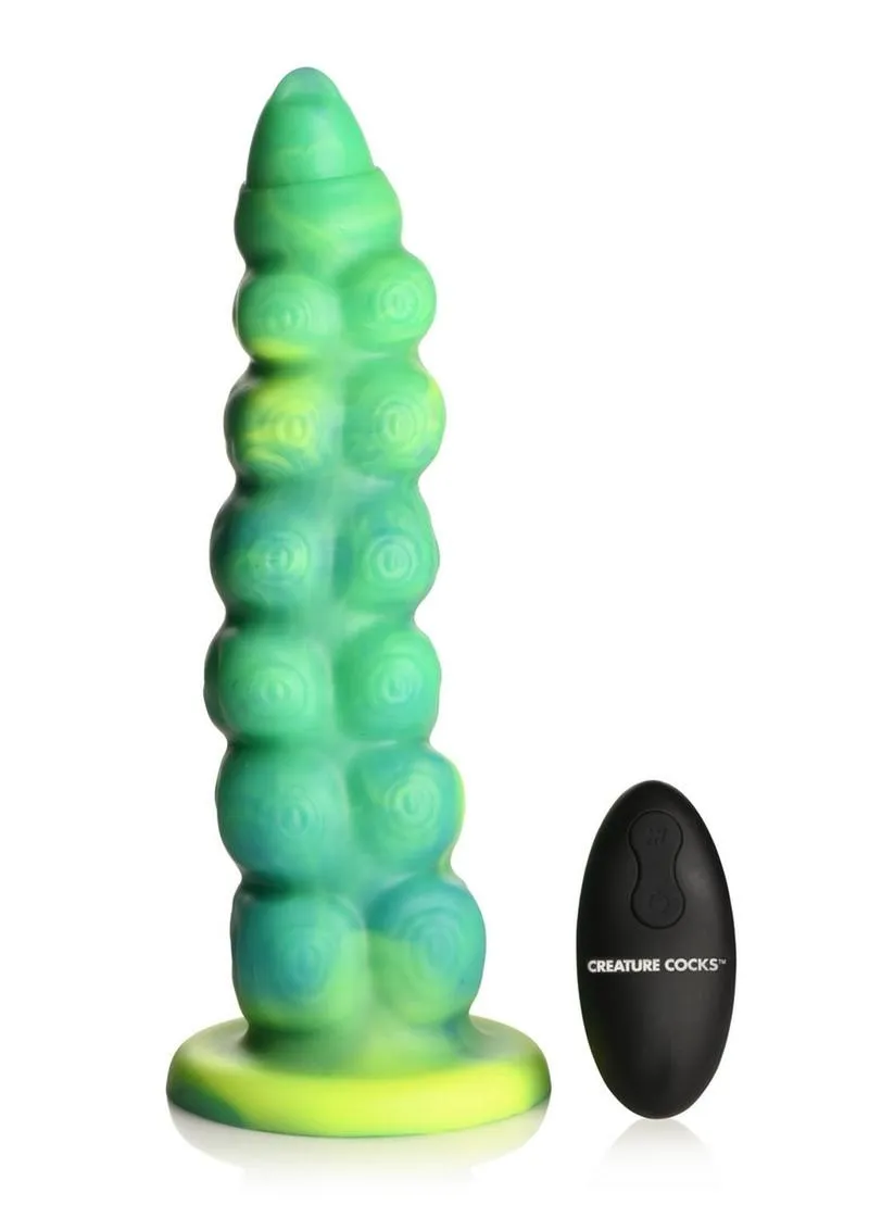 Creature Cocks Squirmer Thrusting and Vibrating Rechargeable Silicone Dildo