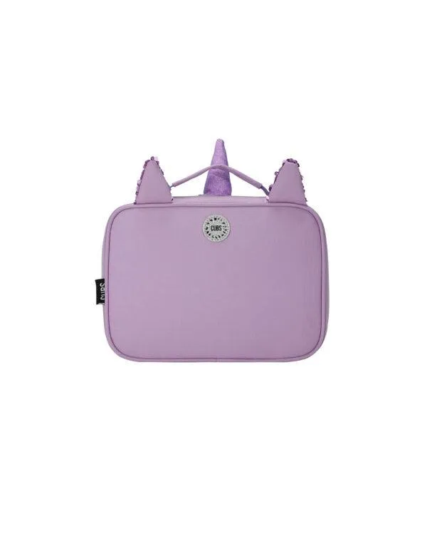 Cubs Cute Purple Unicorn Sequin Lunch Bag