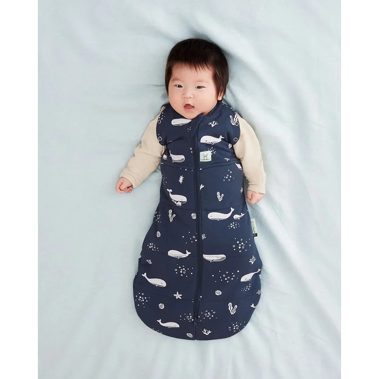 ergoPouch Cocoon Swaddle Bag - 3.5 TOG - Whale