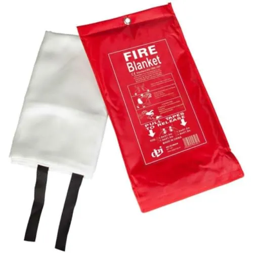 Fire Blanket for Home Office Car Safety Quick Release Large 1m x 1m