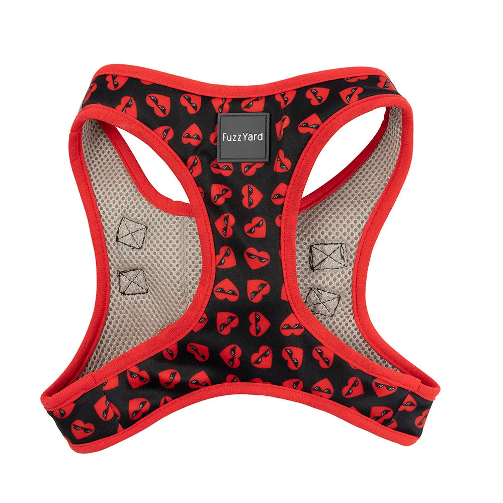 Fuzzyard Dog Step In Harness Heart Breaker XS