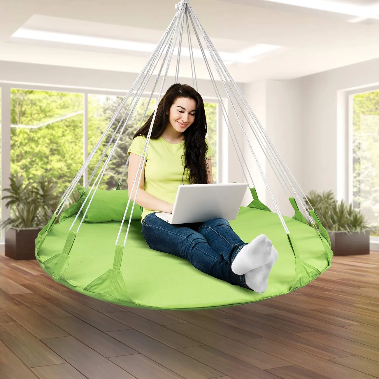 Hanging Swing Nest with Pillow - Sorbus