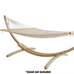 Indoor & Outdoor Double Cotton Rope Hammock - EmpireCovers