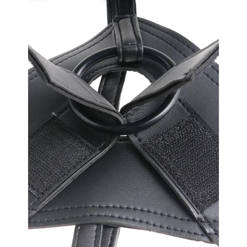 King Cock Strap on Harness With 6 Inch Cock - Tan