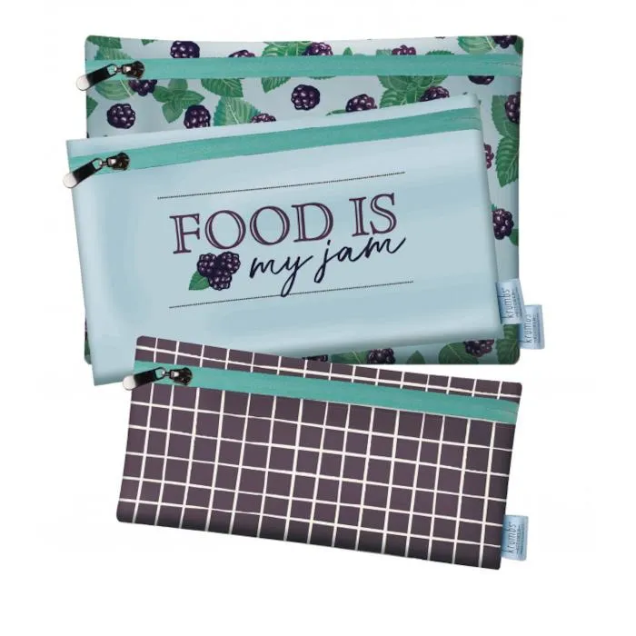 Krumbs Kitchen Farmhouse Fresh Zip Bags 3pk, Assorted