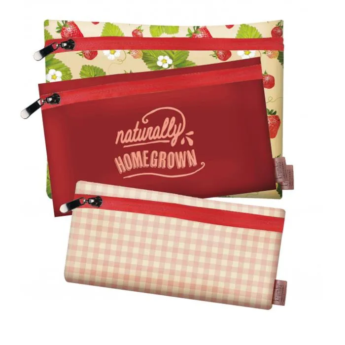 Krumbs Kitchen Farmhouse Fresh Zip Bags 3pk, Assorted