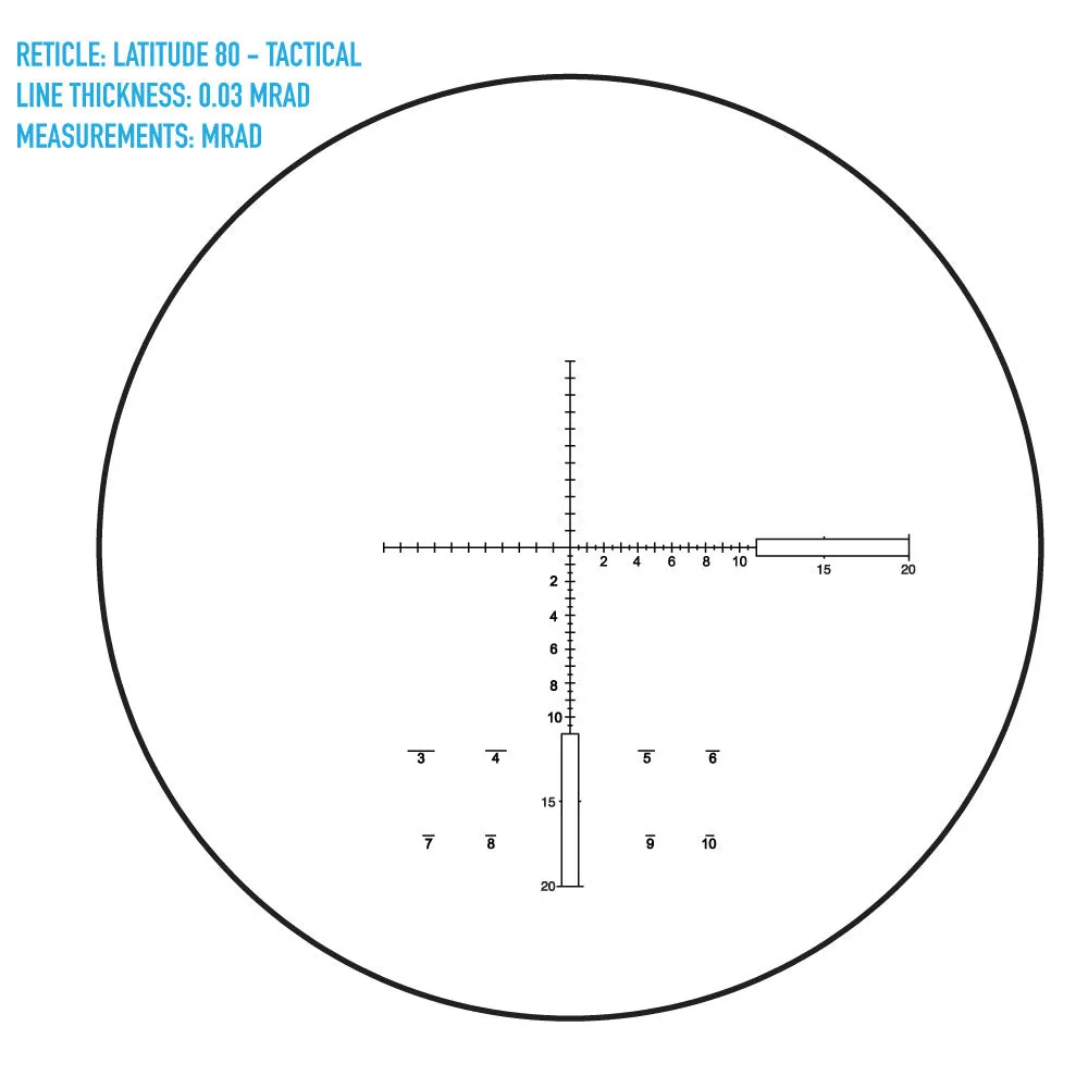 Latitude 20-60x80 XD Tactical Spotting Scope