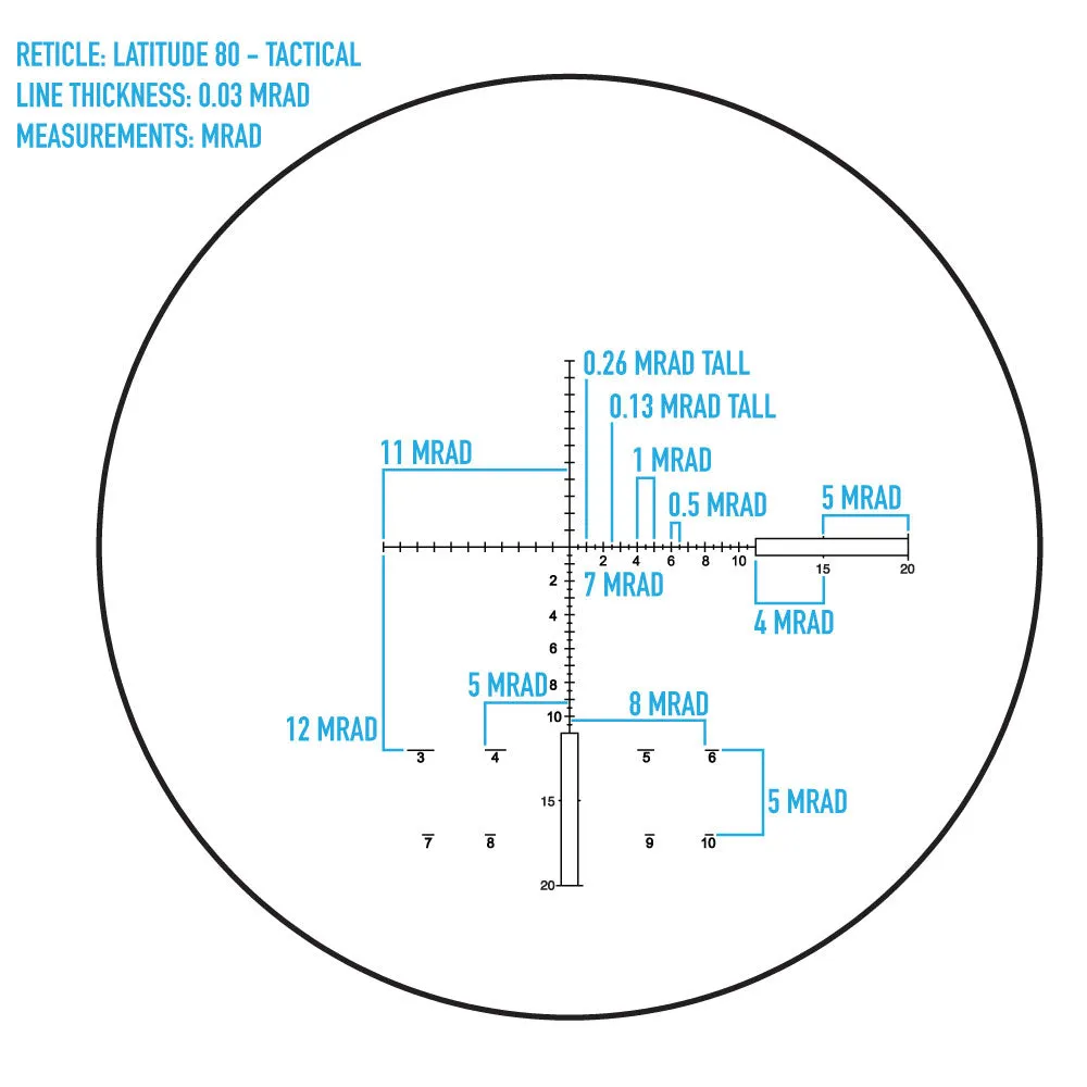 Latitude 20-60x80 XD Tactical Spotting Scope