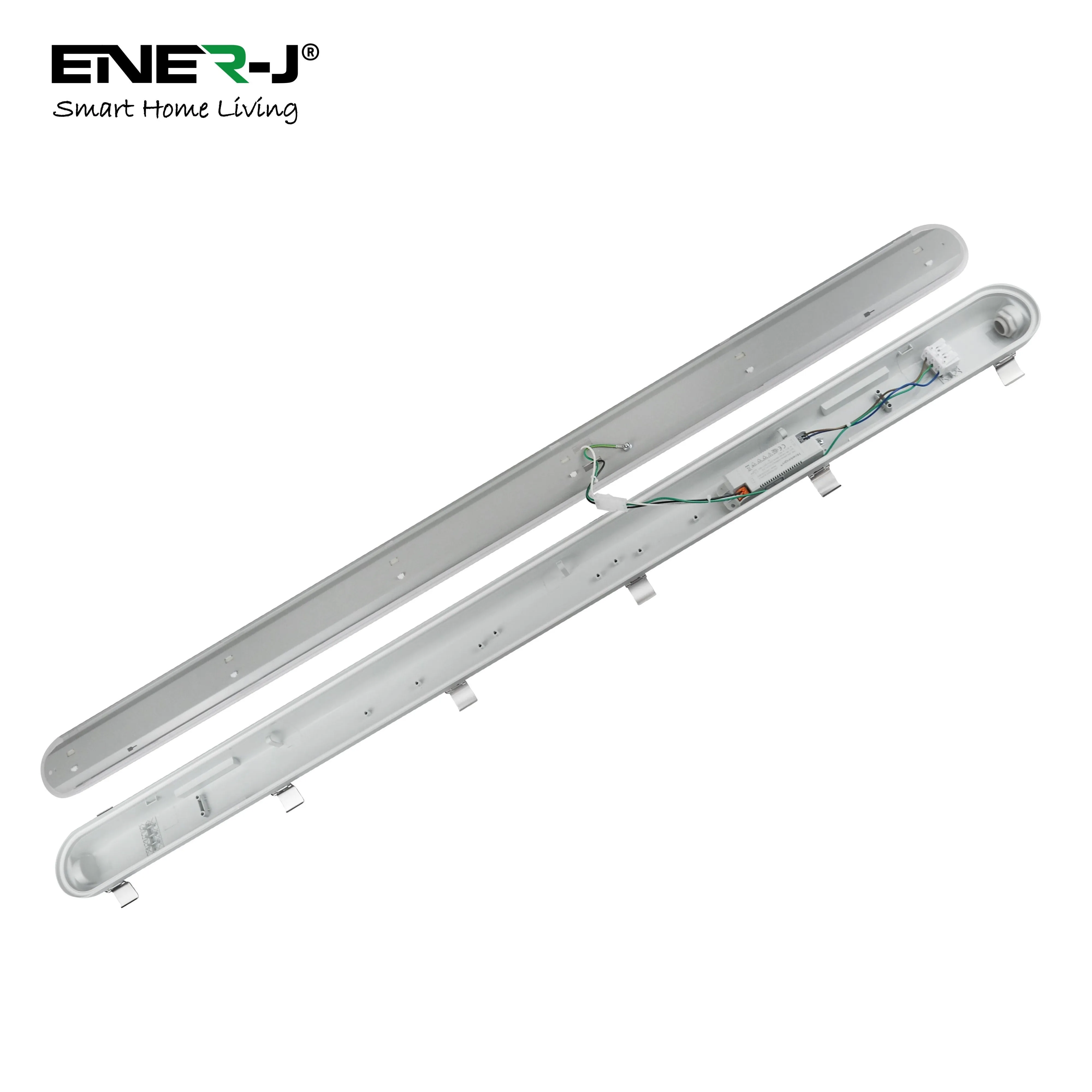 LED Non Corrosive IP65 Batten Fitting Light with Emergency Back Up for up to 3 hours, 150cms 50W 6000K, 6000 Lumens Ultra Bright