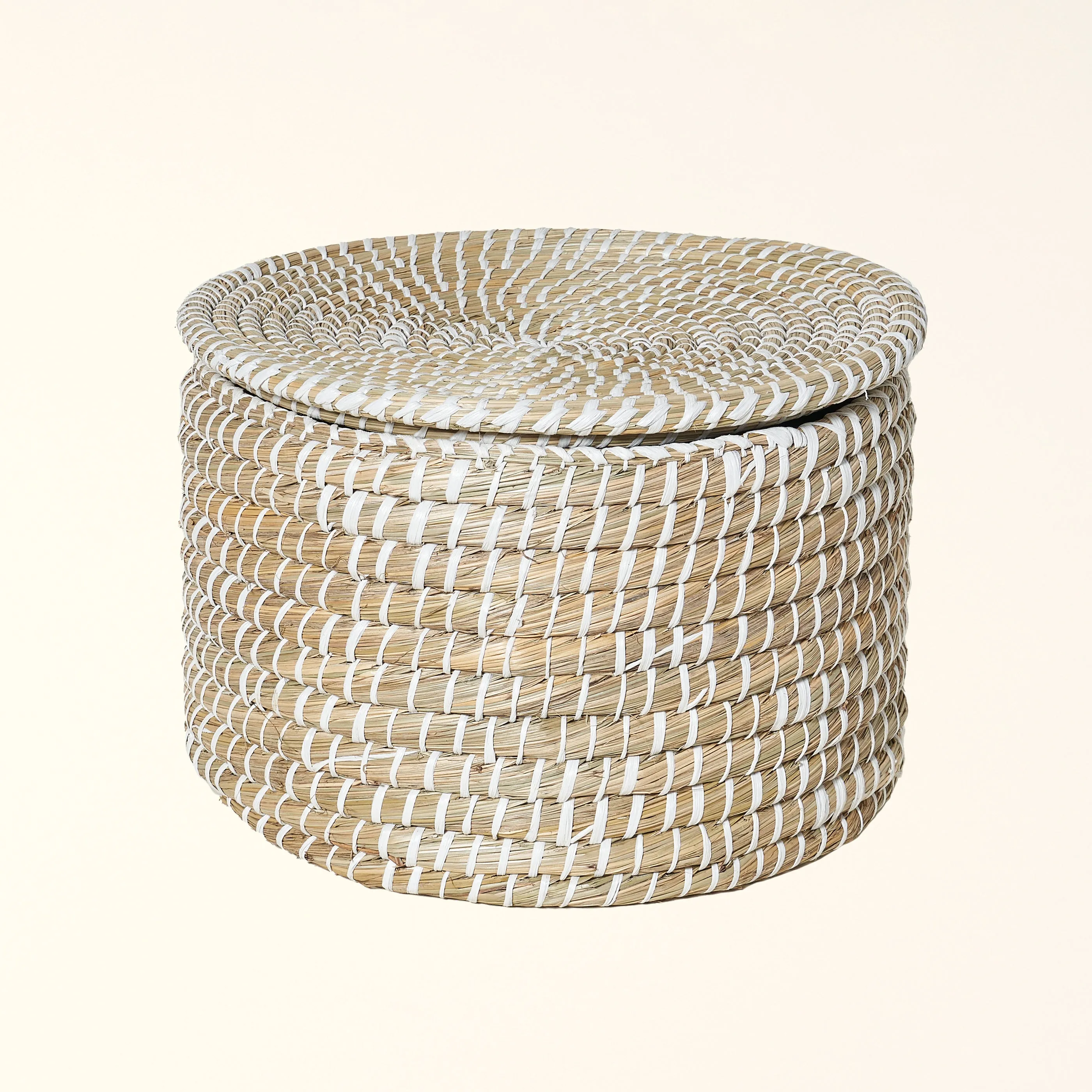 Lidded Seagrass Baskets