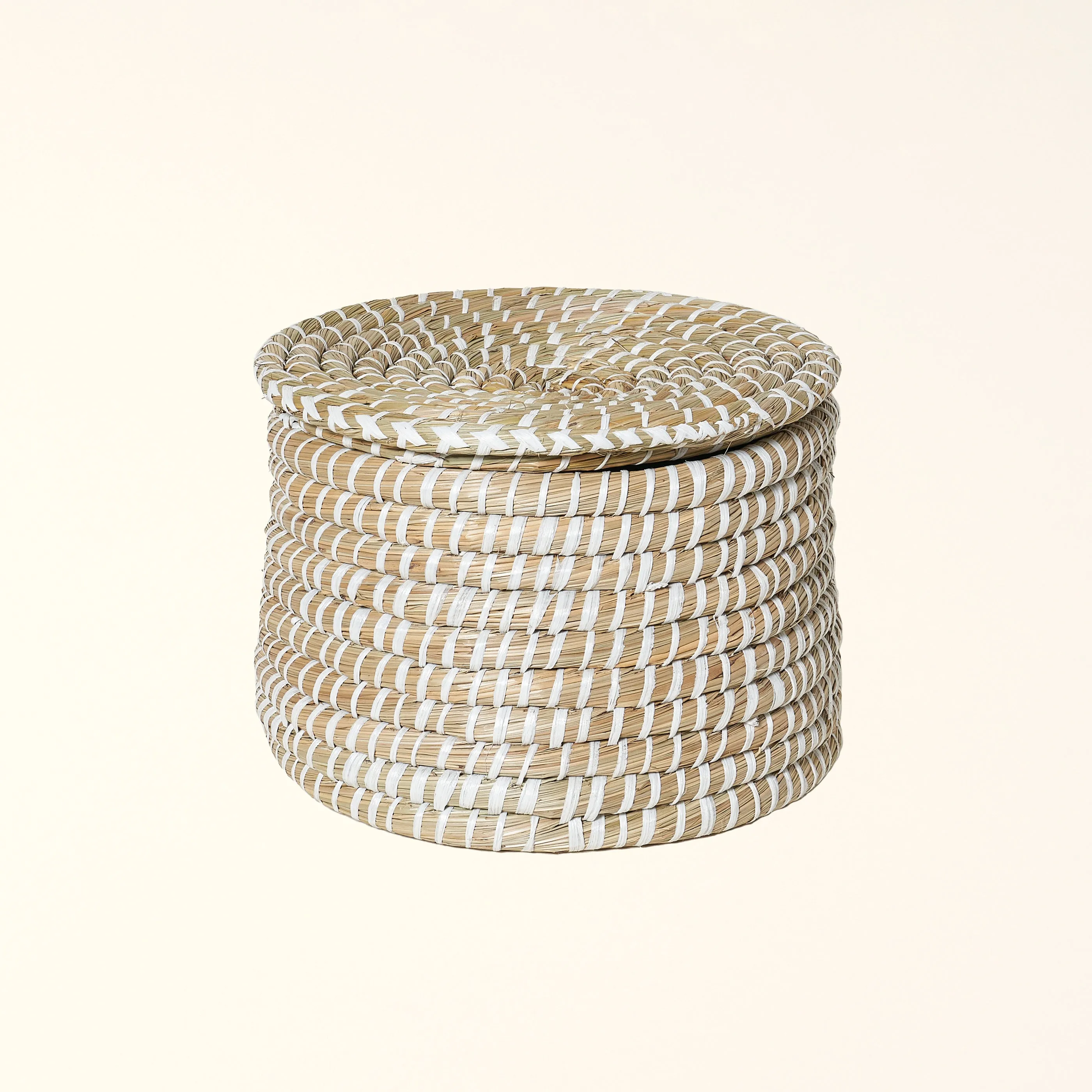 Lidded Seagrass Baskets