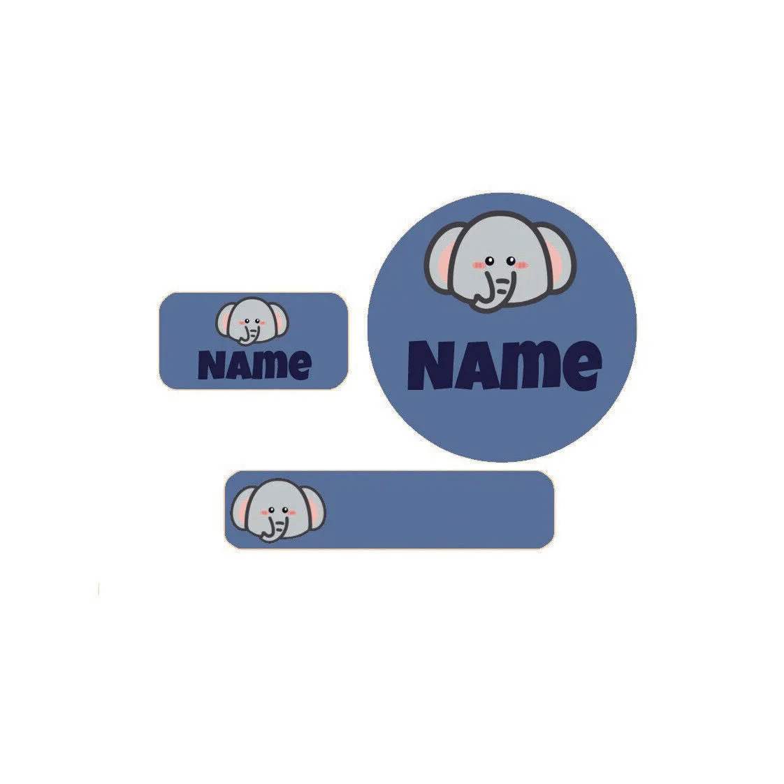 Magik 195Ct Custom 3-Sizes Waterproof Name Stickers Daycare School Multi-Purpose