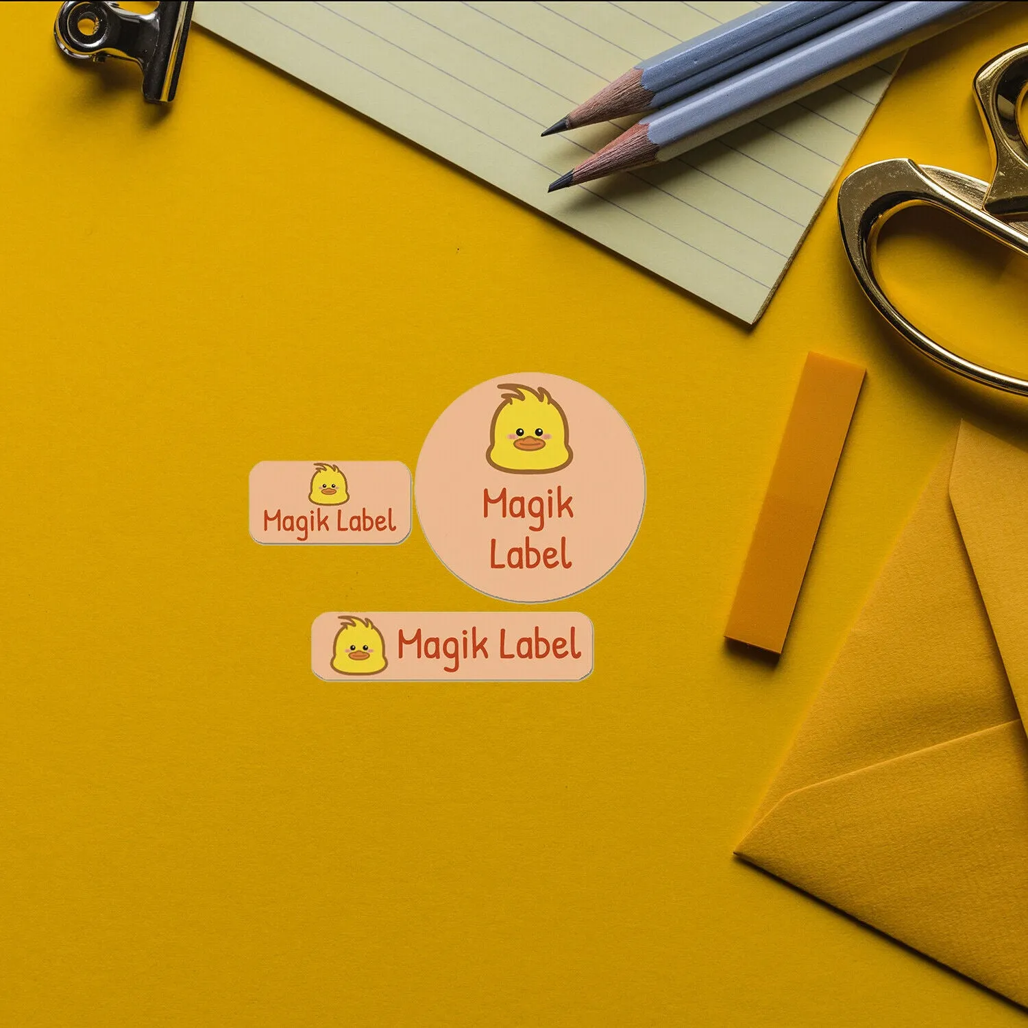 Magik 195Ct Custom 3-Sizes Waterproof Name Stickers Daycare School Multi-Purpose