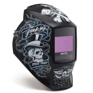 Miller Digital Elite Lucky's Speed Shop Welding Helmet w/ClearLight 4X Lens (296766)