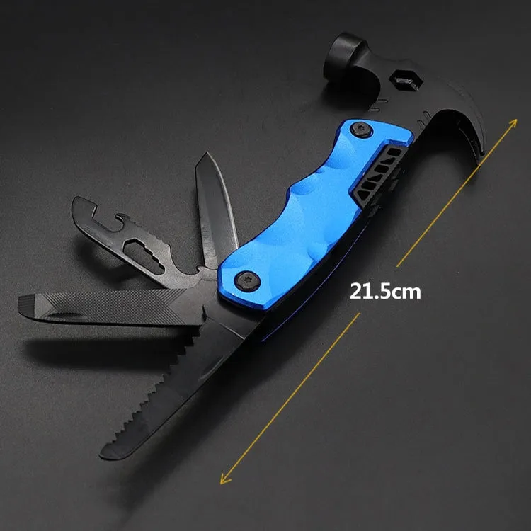 Multifunctional Life-saving Claw Hammer Car Survival Tools Foldable Outdoor Tool Hammer(Gray)