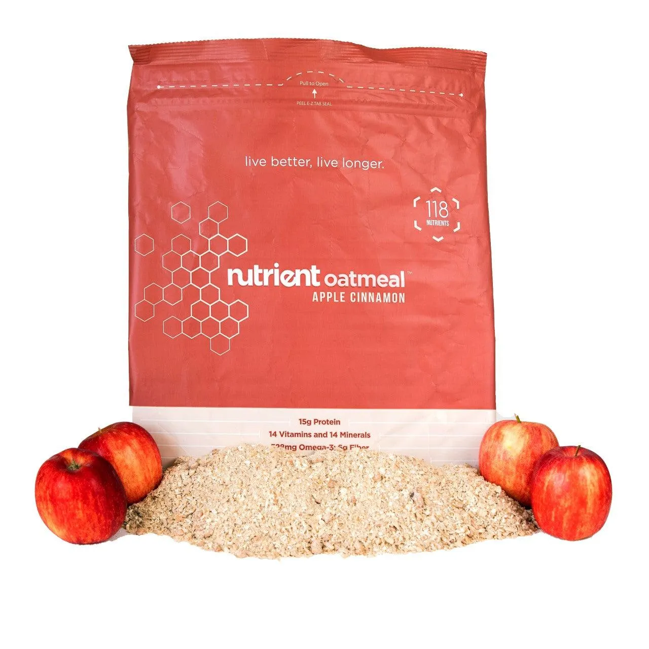 Nutrient (30 Servings) Oat Meal Apple Cinnamon Bulk