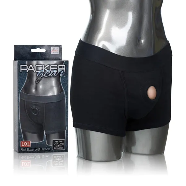 Packer Gear Black Boxer Harness (Large/X-Large)