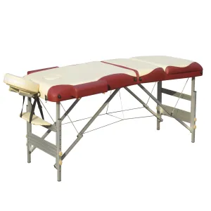 Portable Sturdy Adjustable Aluminium Massage Table - YES4HOMES