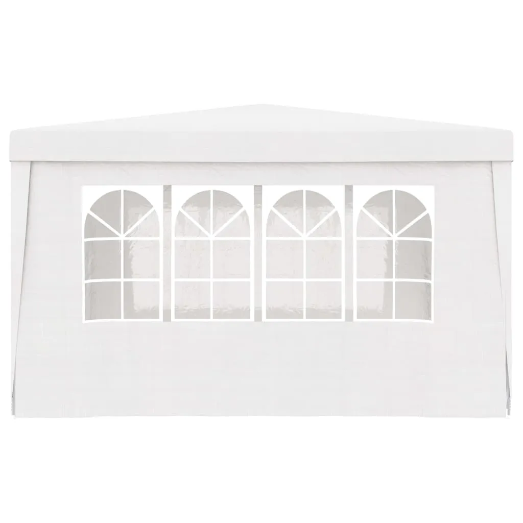 Professional Party Tent with Side Walls 4x4 m White 90 g/m?