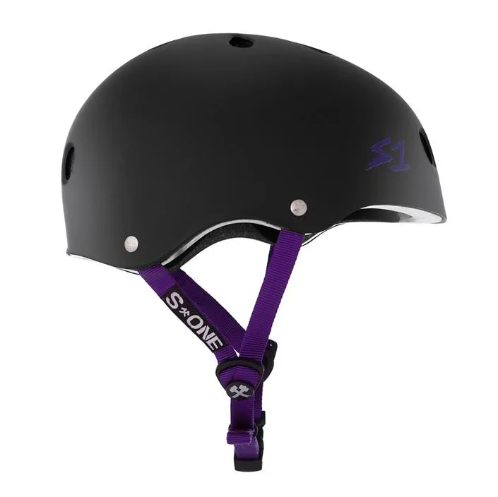 S1 Lifer Helmet Matte Black/Purple - Certified