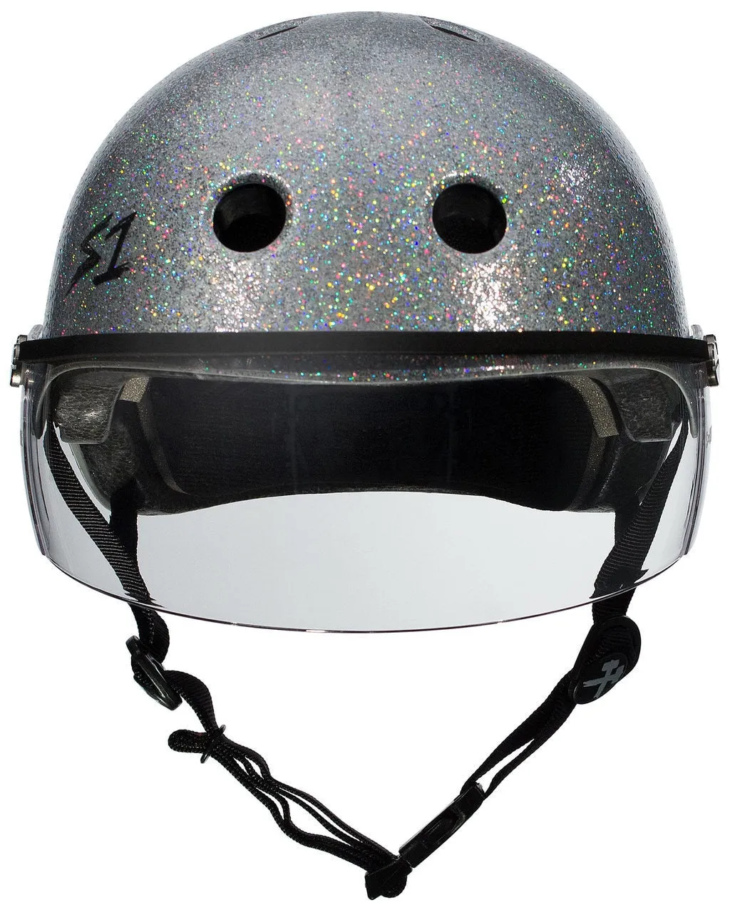 S1 Lifer Visor Gen 2 Helmet - Silver Gloss Glitter