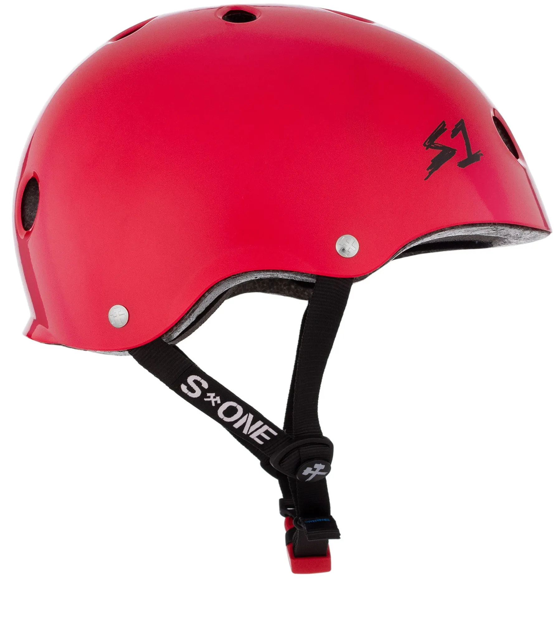 S1 Mini Lifer Helmet - Bright Red Gloss