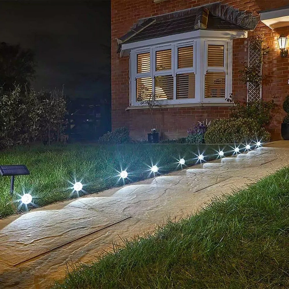 Smart Solar SuperBright MultiSpot Solar Stake Lights (Set of 10)