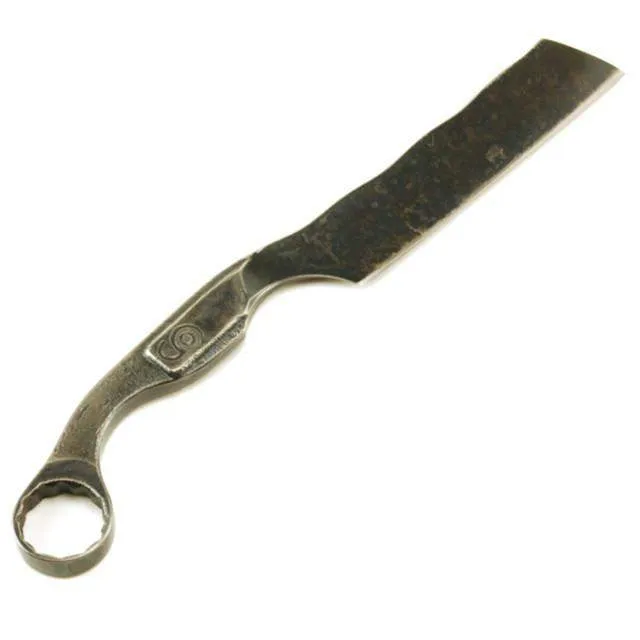 SOLD-Dylan Farnham #23 the "Wrench Razor" Non-folding Straight Razor