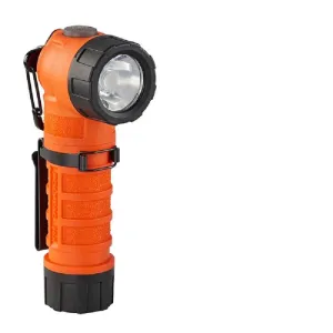 Streamlight PolyTac 90X 88832 Right Angle Light, Includes CR123A Lithium Batteries And Gear Keeper, Orange, 1 Each