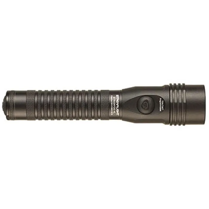 Streamlight Strion DS HL 74613 Handheld Dual Switch Flashlight With 120V 100V AC Charge Cord, Black, 1 Each