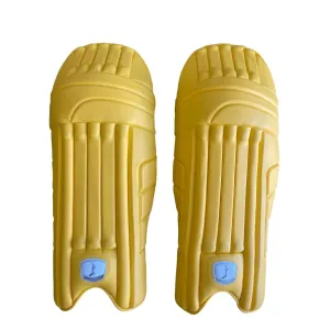 Sturdy Dragon Coloured Batting Cricket Pads - Yellow